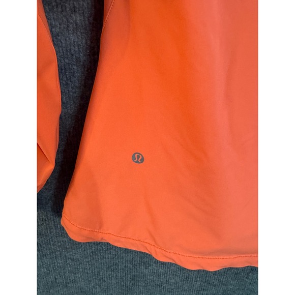NWT Lululemon Hooded Jacket Neon Orange VELI Run Packable Hood LW4I78S 8 - Picture 6 of 8